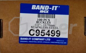 Zapinka stalowa nierdzewna Band-It SS 201 C954 12,7mm x 1,2mm x 100szt
